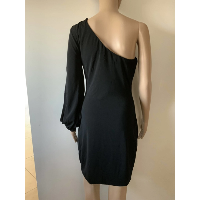 Additional Image for PATRIZIA PEPE One sleeve dress Mea black