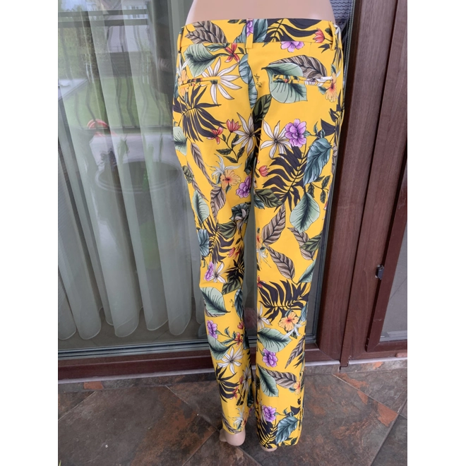 Additional Image for Liu Jo Milano yellow flowered pants IT42