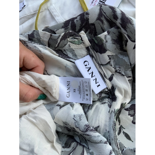 Additional Image for Ganni Rossmoor Crepe dress xs