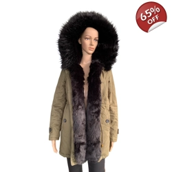 Les Soeurs K Paris parka with fur