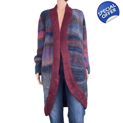 Zadig & Voltaire Yuno Pa Striped Cardigan Sweater