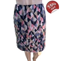 warehouse Margot Jacquard Pelmet skirt