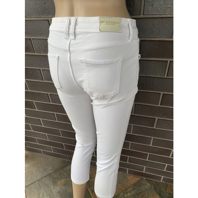 Additional Image for Burberry Brit Skinny Fit Low-Rise Cropped Jeans, 26-xs