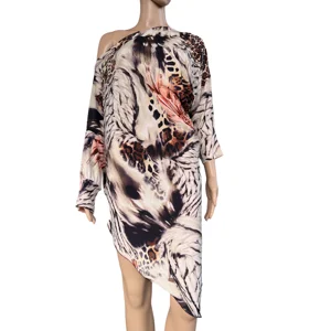 Blumarine leopard print dress, L