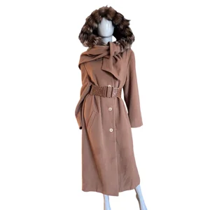 Koehler Krenzer long coat with real fur