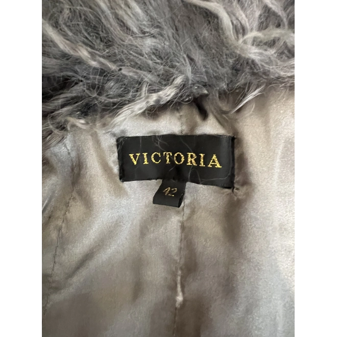 Additional Image for Victoria suede vest with real fur