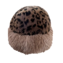 Ted Baker faux fur leopard print hat