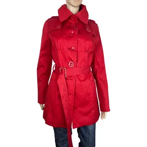 Modström red rain coat, XS