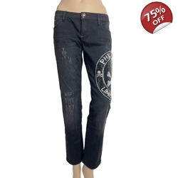 Philipp Plein women`s jeans with rhinestones kull