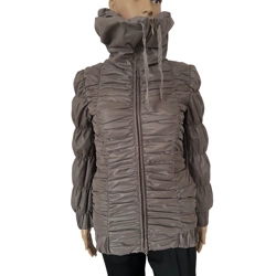 Stefanel ruffled coat, IT36, XXS