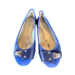 Coach blue flats, US9