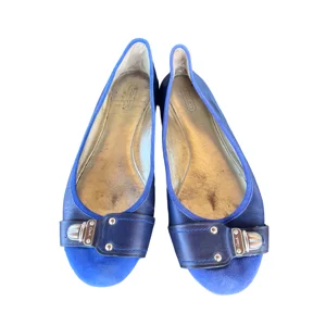 Coach blue flats, US9