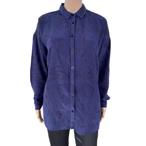 Gestuz blue silk shirts , 36