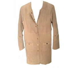 Rino Pelle suede leather coat
