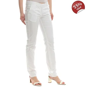 Frankie Morello white pants