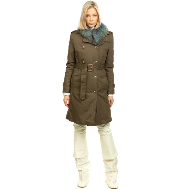 Additional Image for Liu Jo coat with raccoon fur IT38