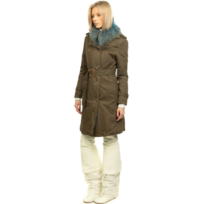 Additional Image for Liu Jo coat with raccoon fur IT38
