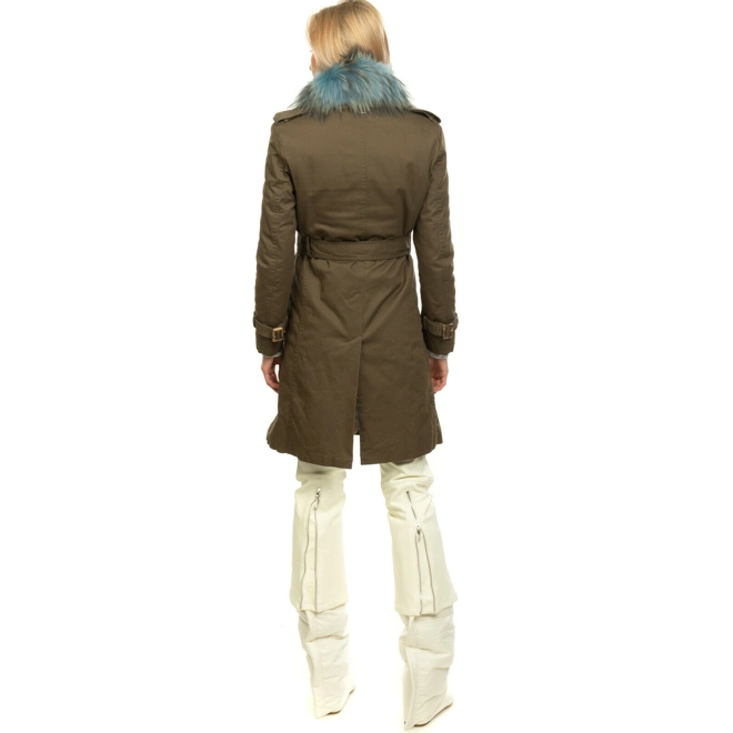 Additional Image for Liu Jo coat with raccoon fur IT38