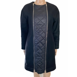 Sonia Rykiel black wool coat