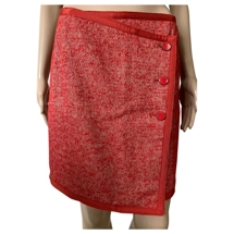 Stefanel new red wool skirt