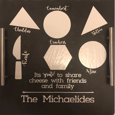 Personalised Slate Cheeseboard Personalised Slate Cheeseboard