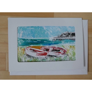 Boats on the Beach card 122 Boats on the Beach card 122