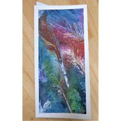 Feather card 190