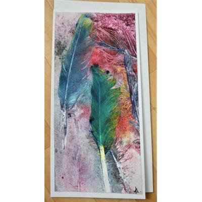 Feather card 195