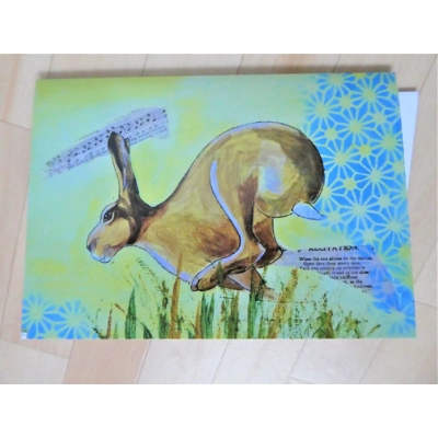 Golden Hare Blue card Golden Hare Blue card