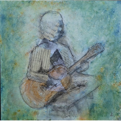Guitar Player Limited Edition Print Guitar Player Limited Edition Print
