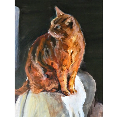 Monty the Cat Giclée Print Monty the Cat Giclée Print