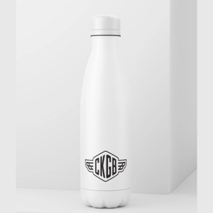 CKGB Stainless Water Bottle - White