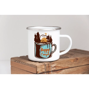 Happy Camper - Enamel Mug