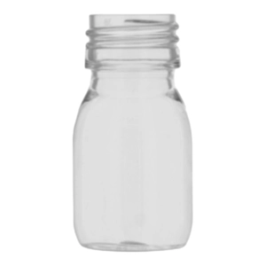 30ml Clear Pet Plastic Sirop Bottle