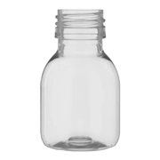 60ml Clear Pet Plastic Sirop Bottle