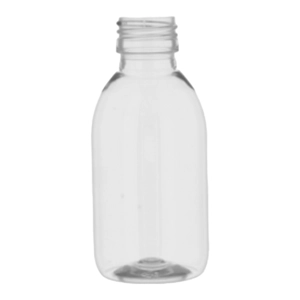 150ml Clear Pet Plastic Sirop Bottle