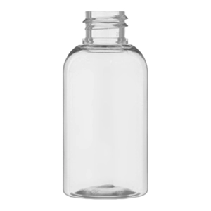 50ml Clear Pet Round Boston Bottles