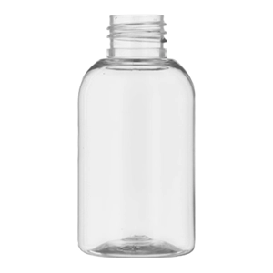 100ml Clear Pet Round Boston Bottles
