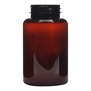 250ml Amber Pet Packer with 45mm Screw Neck