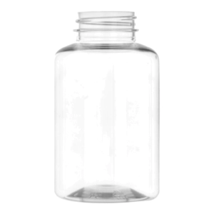 250ml Tall Clear Pet Plastic Jars & 38mm Lids