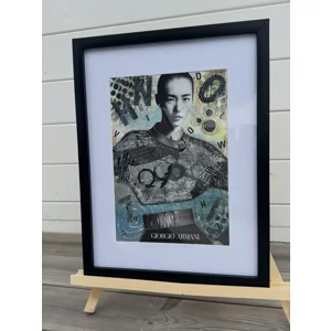 Original collagekunst – Gel ..