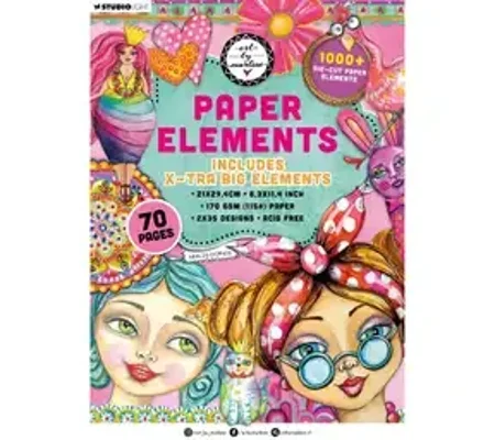 Studio Light – Art By Marlene Die-cut Paper Pad Extra big elements