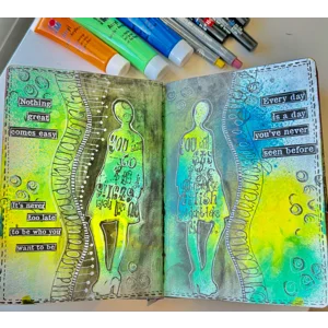 Collage og mixed media produkter
