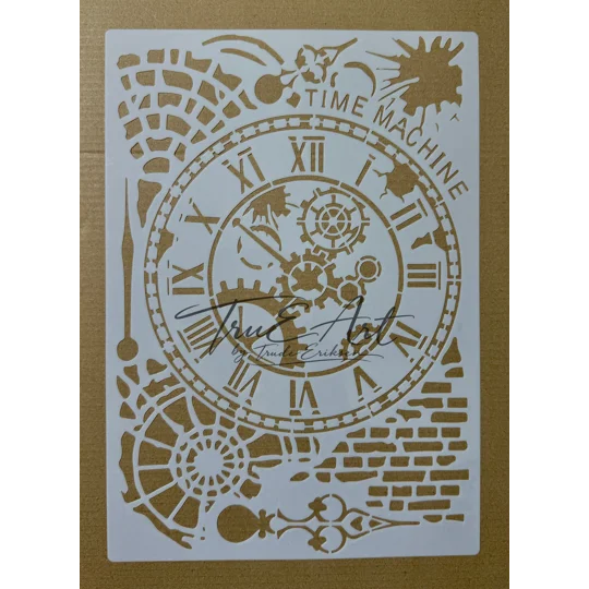 Sjablong str. 20X30 cm Clock