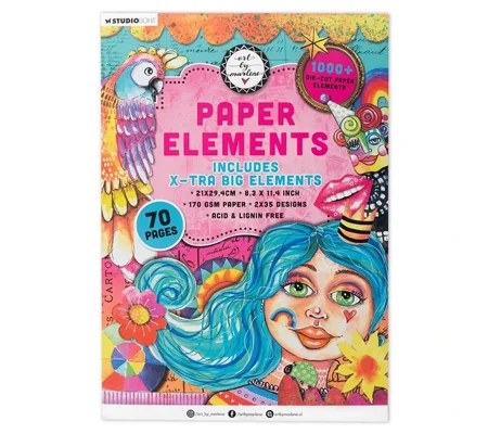 Studio Light – Art By Marlene Die-cut Paper Pad X-tra big elements