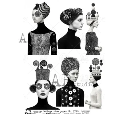 Collage rice paper A4 ID-7778