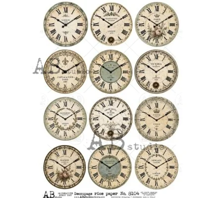 Decoupage rice paper A4 ID-8104