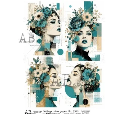 Collage rice paper A4 ID-7919