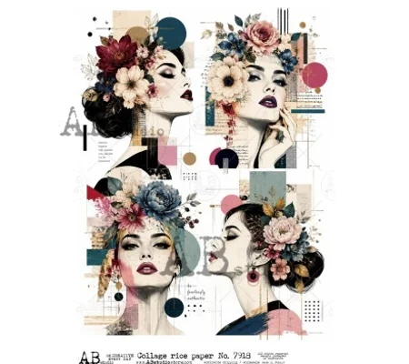 Collage rice paper A4 ID-7918