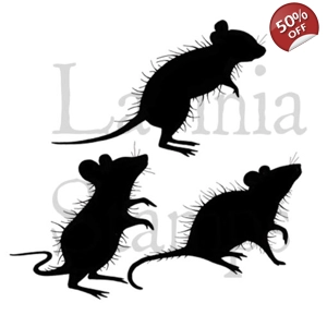 Three Woodland Mice LAV402